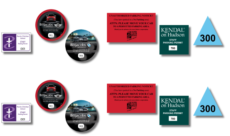 Parking Permit Decals